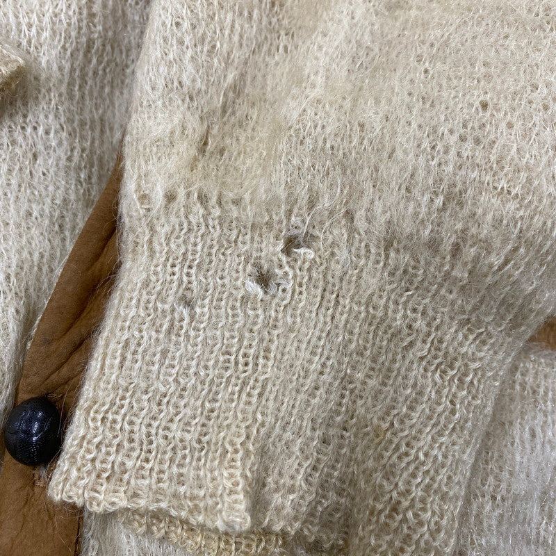 【現状渡し品】【メンズ】 VINTAGE ヴィンテージ GRUNGE MOHAIR CARDIGAN グランジ モヘヤ カーディガン トップス 長袖 146-260119-kh-08-izu カラー：ベージュ 万代Net店