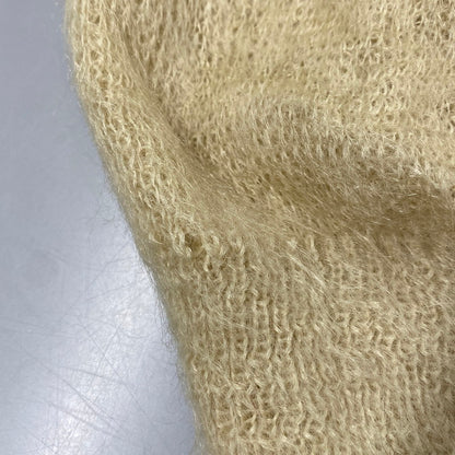 【現状渡し品】【メンズ】 VINTAGE ヴィンテージ GRUNGE MOHAIR CARDIGAN グランジ モヘヤ カーディガン トップス 長袖 146-260119-kh-08-izu カラー：ベージュ 万代Net店
