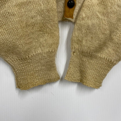 【現状渡し品】【メンズ】 VINTAGE ヴィンテージ GRUNGE MOHAIR CARDIGAN グランジ モヘヤ カーディガン トップス 長袖 146-260119-kh-08-izu カラー：ベージュ 万代Net店