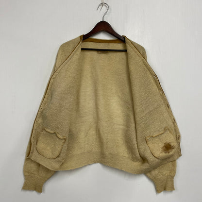 【現状渡し品】【メンズ】 VINTAGE ヴィンテージ GRUNGE MOHAIR CARDIGAN グランジ モヘヤ カーディガン トップス 長袖 146-260119-kh-08-izu カラー：ベージュ 万代Net店