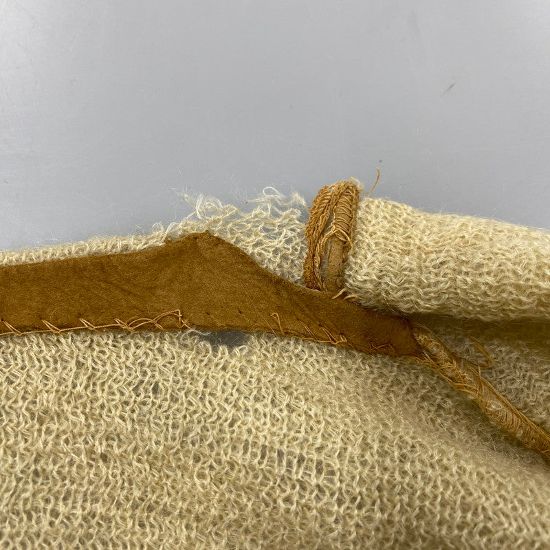 【現状渡し品】【メンズ】 VINTAGE ヴィンテージ GRUNGE MOHAIR CARDIGAN グランジ モヘヤ カーディガン トップス 長袖 146-260119-kh-08-izu カラー：ベージュ 万代Net店