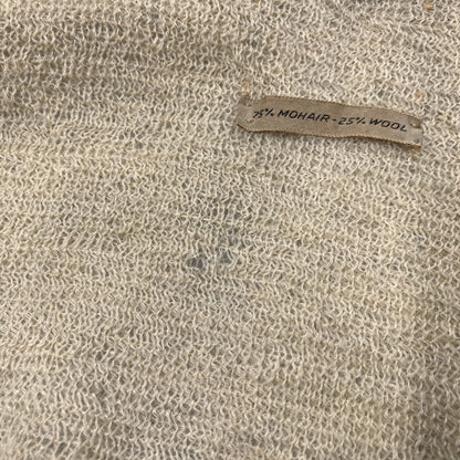 【現状渡し品】【メンズ】 VINTAGE ヴィンテージ GRUNGE MOHAIR CARDIGAN グランジ モヘヤ カーディガン トップス 長袖 146-260119-kh-08-izu カラー：ベージュ 万代Net店