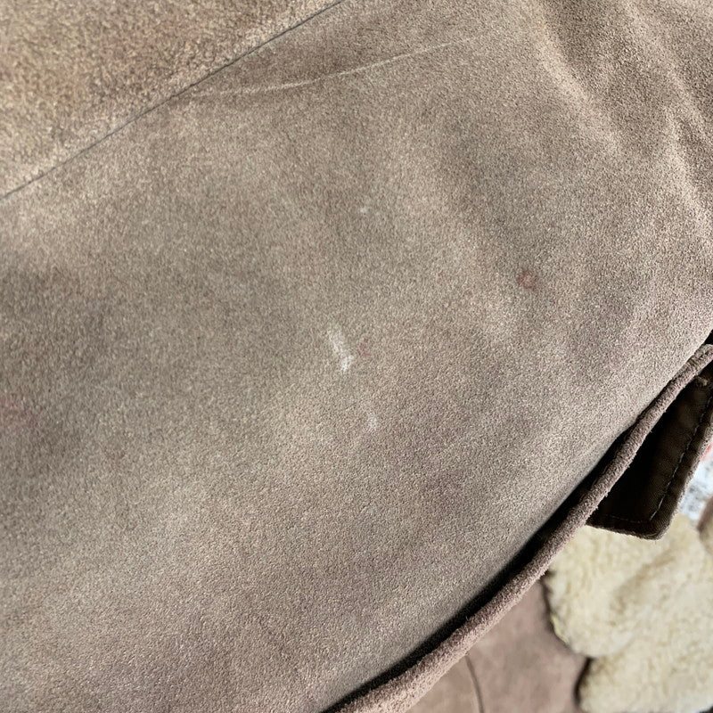 【現状渡し品】【メンズ】 THE LEATHER SHOP SEARS ザ レザー ショップ シアーズ 70S BOA LINER SUEDE RANCH COAT ボア ライナー スエード ランチ コート アウター 146-260120-cs-01-izu サイズ：40 カラー：ブラウン 万代Net店