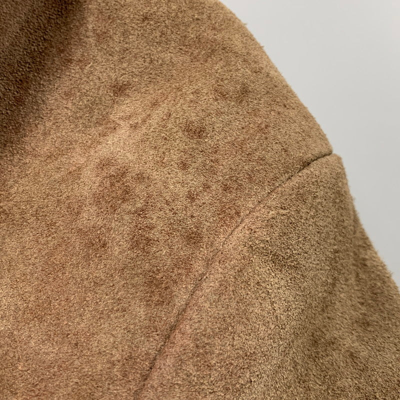 【現状渡し品】【メンズ】 THE LEATHER SHOP SEARS ザ レザー ショップ シアーズ 70S BOA LINER SUEDE RANCH COAT ボア ライナー スエード ランチ コート アウター 146-260120-cs-01-izu サイズ：40 カラー：ブラウン 万代Net店