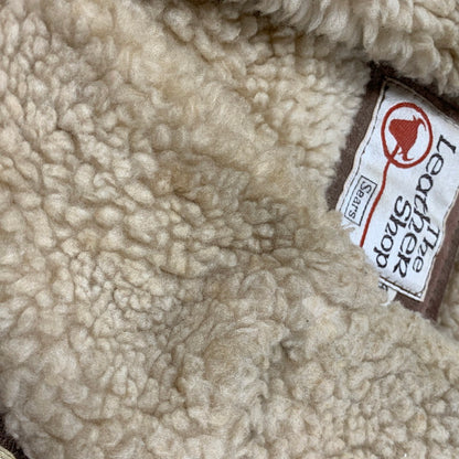 【現状渡し品】【メンズ】 THE LEATHER SHOP SEARS ザ レザー ショップ シアーズ 70S BOA LINER SUEDE RANCH COAT ボア ライナー スエード ランチ コート アウター 146-260120-cs-01-izu サイズ：40 カラー：ブラウン 万代Net店
