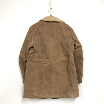 【現状渡し品】【メンズ】 THE LEATHER SHOP SEARS ザ レザー ショップ シアーズ 70S BOA LINER SUEDE RANCH COAT ボア ライナー スエード ランチ コート アウター 146-260120-cs-01-izu サイズ：40 カラー：ブラウン 万代Net店