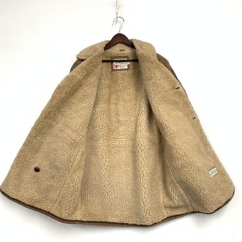 【現状渡し品】【メンズ】 THE LEATHER SHOP SEARS ザ レザー ショップ シアーズ 70S BOA LINER SUEDE RANCH COAT ボア ライナー スエード ランチ コート アウター 146-260120-cs-01-izu サイズ：40 カラー：ブラウン 万代Net店