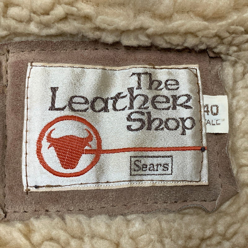 【現状渡し品】【メンズ】 THE LEATHER SHOP SEARS ザ レザー ショップ シアーズ 70S BOA LINER SUEDE RANCH COAT ボア ライナー スエード ランチ コート アウター 146-260120-cs-01-izu サイズ：40 カラー：ブラウン 万代Net店