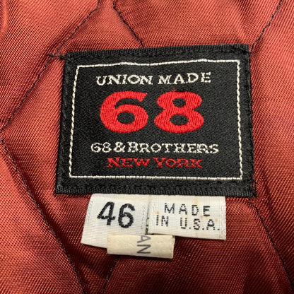【中古品】【メンズ】 68&BROTHERS シックスティエイトアンドブラザーズ USA製 PHARAOH COAT ファラオ コート アウター 142-260120-cs-08-izu サイズ：46 カラー：ネイビー 万代Net店