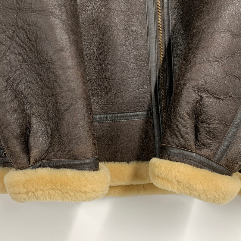 【中古品】【メンズ】 PRODUCT CLASSICS プロダクト クラシックス PDCT 4F-47 MOUTON JACKET ムートン ジャケット アウター 142-260120-cs-07-izu サイズ：L-R カラー：ブラウン 万代Net店