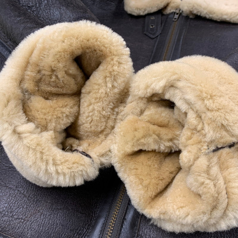 【中古品】【メンズ】 PRODUCT CLASSICS プロダクト クラシックス PDCT 4F-47 MOUTON JACKET ムートン ジャケット アウター 142-260120-cs-07-izu サイズ：L-R カラー：ブラウン 万代Net店