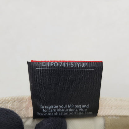 【中古品】【メンズ/レディース】 × MANHATTAN PORTAGE マンハッタンポーテージ HIKING WALLET ウォレット 財布 200-260123-as-07-izu カラー：ブラック×ホワイト 万代Net店