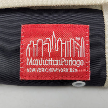 【中古品】【メンズ/レディース】 × MANHATTAN PORTAGE マンハッタンポーテージ HIKING WALLET ウォレット 財布 200-260123-as-07-izu カラー：ブラック×ホワイト 万代Net店