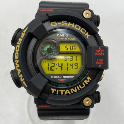 【中古品】【メンズ/レディース】 G-SHOCK ジーショック DW-8201NT-1JR 7TH ANNIVERSARY MODEL FORGMAN DIGITAL QUARTZ フロッグマン デジタル クォーツ 時計 196-260531-kh-07-izu カラー：ブラック 万代Net店