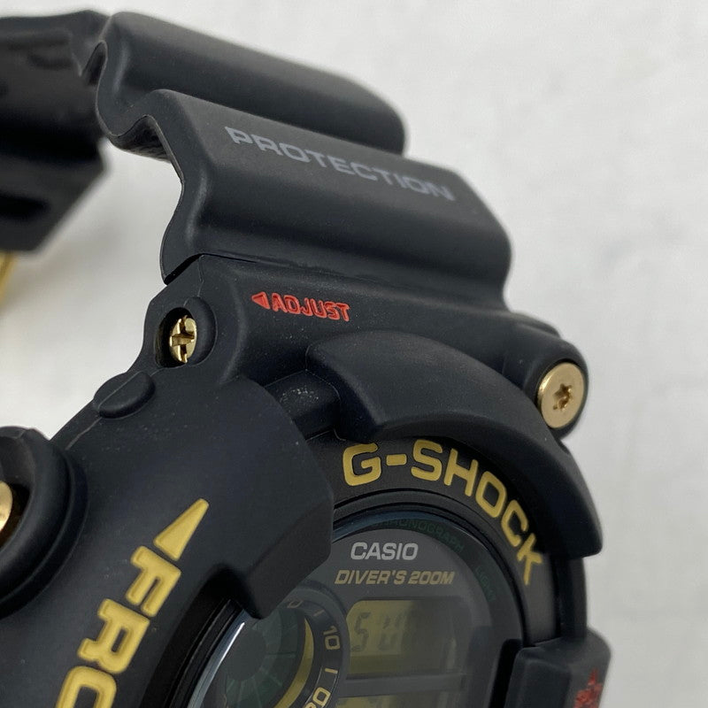 【中古品】【メンズ/レディース】 G-SHOCK ジーショック DW-8201NT-1JR 7TH ANNIVERSARY MODEL FORGMAN DIGITAL QUARTZ フロッグマン デジタル クォーツ 時計 196-260531-kh-07-izu カラー：ブラック 万代Net店