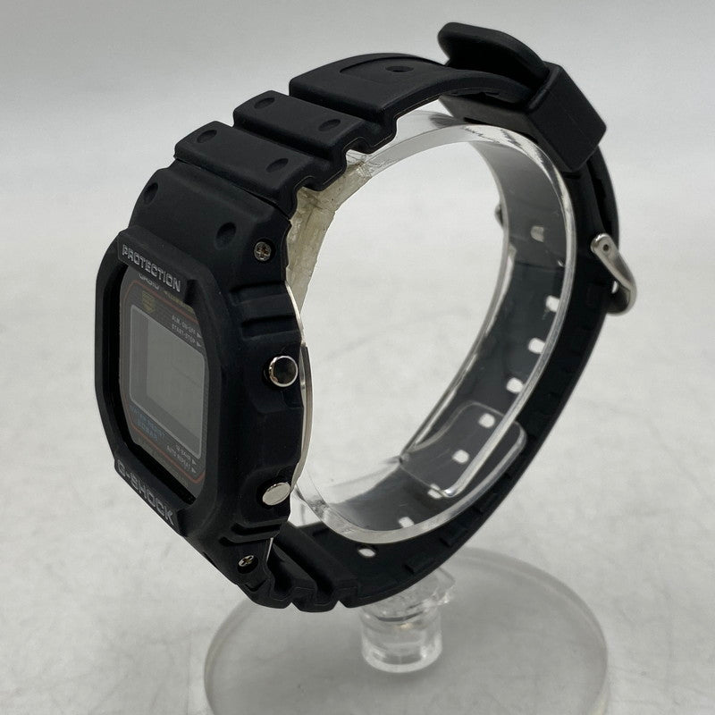 【中古品】【メンズ/レディース】 G-SHOCK ジーショック DW-5000-1JF 初代DW-5000C復刻モデル スクリューバック DIGITAL QUARTZ デジタル クォーツ 時計 腕時計 196-260531-kh-08-izu カラー：ブラック 万代Net店