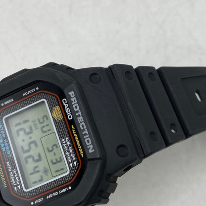 【中古品】【メンズ/レディース】 G-SHOCK ジーショック DW-5000-1JF 初代DW-5000C復刻モデル スクリューバック DIGITAL QUARTZ デジタル クォーツ 時計 腕時計 196-260531-kh-08-izu カラー：ブラック 万代Net店