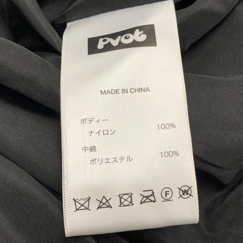 【中古品】【メンズ】 PVOT ピボット DOWN JACKET ダウンジャケット アウター 147-260120-ay-02-izu サイズ：L カラー：ブラック 万代Net店