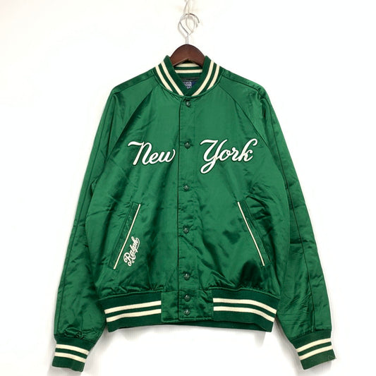 【中古品】【メンズ】 ×MLB 710810481003 NY YANKEES ニューヨーク ヤンキース STADIUM JACKET スタジアム ジャケット アウター 147-260127-ya-08-izu サイズ：M カラー：GREEN 万代Net店