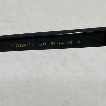 【中古美品】【メンズ/レディース】 ASIAN FIT SUNGLASSES GG1897SK アジアンフィット サングラス 183-260121-as-07-izu サイズ：54□19-145 カラー：ブラック 万代Net店