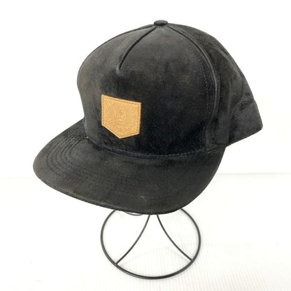 【中古品】【メンズ】 SUEDE 5 PANEL CAP スウェード 5パネル キャップ 帽子 185-260121-kh-02-izu サイズ：F カラー：ブラック 万代Net店