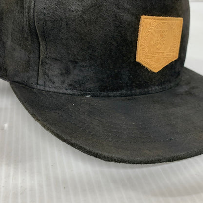 【中古品】【メンズ】 SUEDE 5 PANEL CAP スウェード 5パネル キャップ 帽子 185-260121-kh-02-izu サイズ：F カラー：ブラック 万代Net店