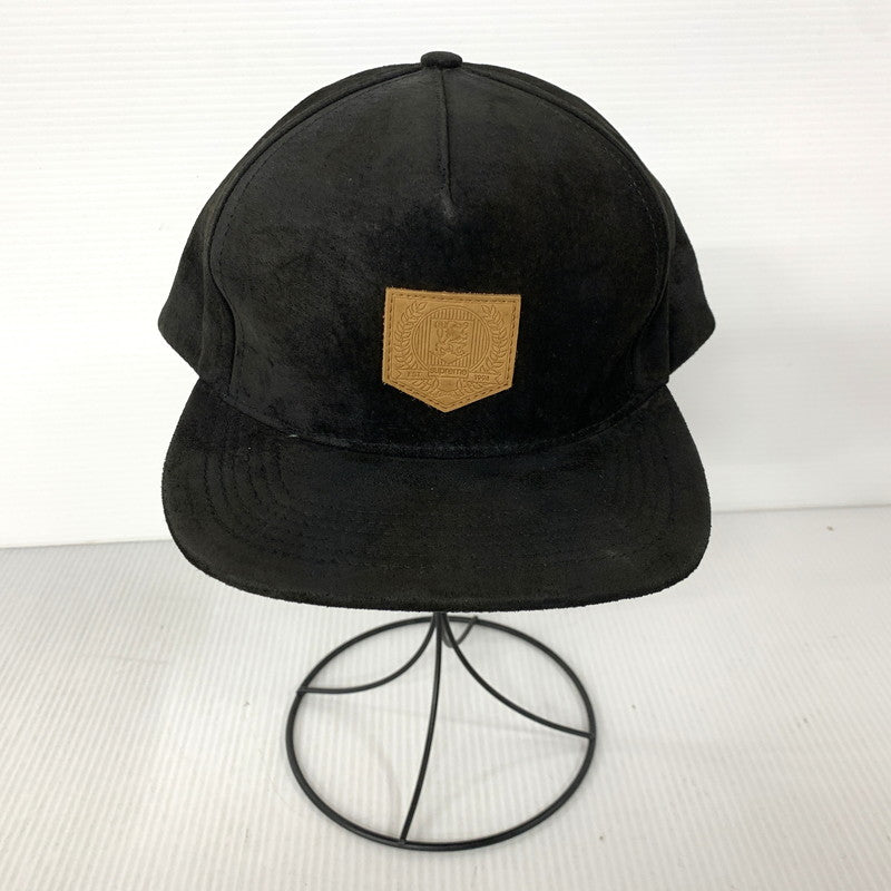 【中古品】【メンズ】 SUEDE 5 PANEL CAP スウェード 5パネル キャップ 帽子 185-260121-kh-02-izu サイズ：F カラー：ブラック 万代Net店