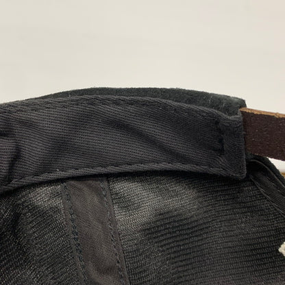 【中古品】【メンズ】 SUEDE 5 PANEL CAP スウェード 5パネル キャップ 帽子 185-260121-kh-02-izu サイズ：F カラー：ブラック 万代Net店