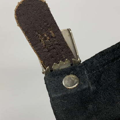 【中古品】【メンズ】 SUEDE 5 PANEL CAP スウェード 5パネル キャップ 帽子 185-260121-kh-02-izu サイズ：F カラー：ブラック 万代Net店