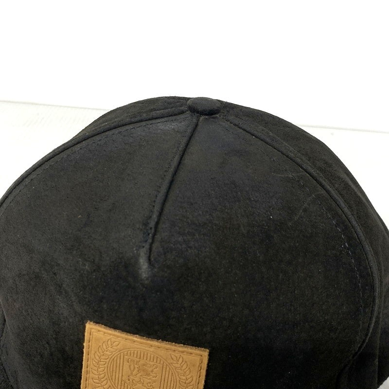 【中古品】【メンズ】 SUEDE 5 PANEL CAP スウェード 5パネル キャップ 帽子 185-260121-kh-02-izu サイズ：F カラー：ブラック 万代Net店