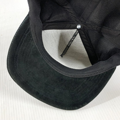 【中古品】【メンズ】 SUEDE 5 PANEL CAP スウェード 5パネル キャップ 帽子 185-260121-kh-02-izu サイズ：F カラー：ブラック 万代Net店