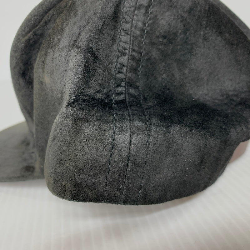【中古品】【メンズ】 SUEDE 5 PANEL CAP スウェード 5パネル キャップ 帽子 185-260121-kh-02-izu サイズ：F カラー：ブラック 万代Net店