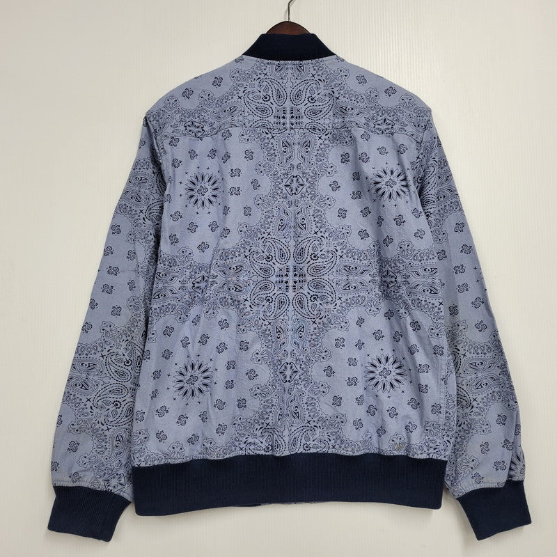 【中古品】【メンズ】 DENIM CAMPUS JACKET デニムキャンパスジャケット ペイズリー アウター 149-260123-as-02-izu サイズ：M カラー：ブルー 万代Net店