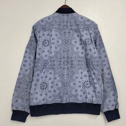 【中古品】【メンズ】 DENIM CAMPUS JACKET デニムキャンパスジャケット ペイズリー アウター 149-260123-as-02-izu サイズ：M カラー：ブルー 万代Net店