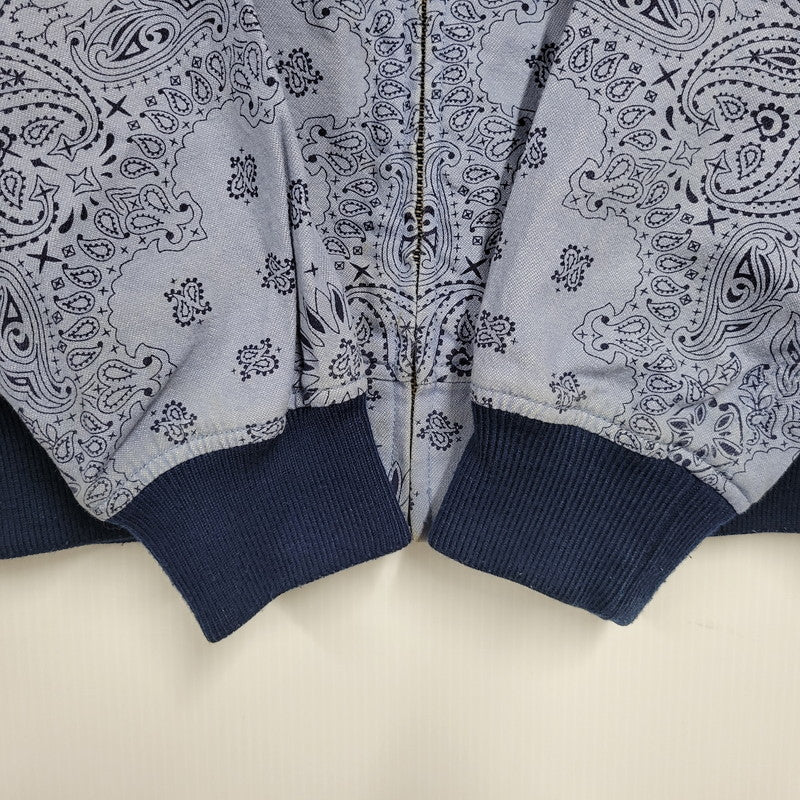 【中古品】【メンズ】 DENIM CAMPUS JACKET デニムキャンパスジャケット ペイズリー アウター 149-260123-as-02-izu サイズ：M カラー：ブルー 万代Net店
