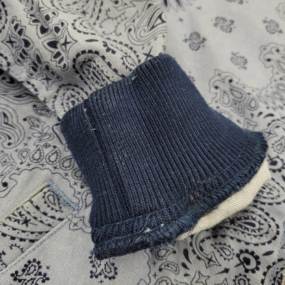 【中古品】【メンズ】 DENIM CAMPUS JACKET デニムキャンパスジャケット ペイズリー アウター 149-260123-as-02-izu サイズ：M カラー：ブルー 万代Net店