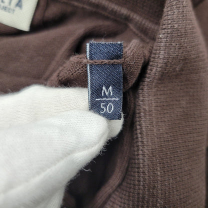 【中古品】【メンズ】 GALLIA KNIT PROJECT ガリア ニット プロジェクト KNIT POLO SHIRT ニット ポロシャツ 半袖 トップス 141-260123-as-30-izu サイズ：M カラー：ブラウン 万代Net店