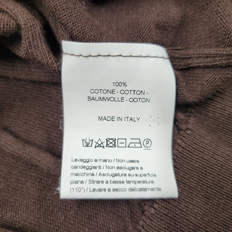 【中古品】【メンズ】 GALLIA KNIT PROJECT ガリア ニット プロジェクト KNIT POLO SHIRT ニット ポロシャツ 半袖 トップス 141-260123-as-30-izu サイズ：M カラー：ブラウン 万代Net店