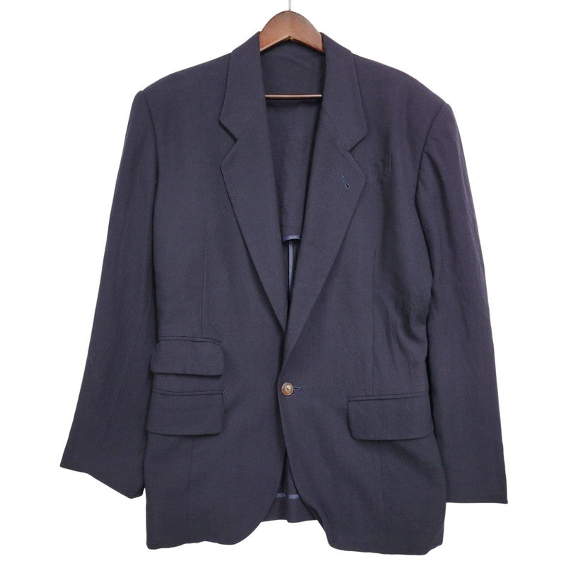 【現状渡し品】【メンズ】 JEAN PAUL GAULTIER HOMME ジャンポールゴルチエオム WOOL TAILORED JACKET ウールテーラードジャケット 141-260123-as-11-izu サイズ：48 カラー：ネイビー 万代Net店