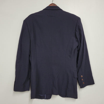 【現状渡し品】【メンズ】 JEAN PAUL GAULTIER HOMME ジャンポールゴルチエオム WOOL TAILORED JACKET ウールテーラードジャケット 141-260123-as-11-izu サイズ：48 カラー：ネイビー 万代Net店