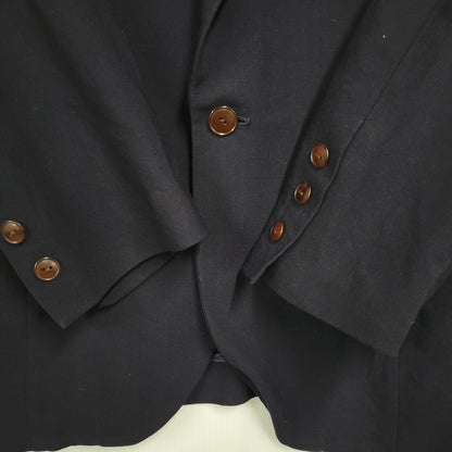 【現状渡し品】【メンズ】 JEAN PAUL GAULTIER HOMME ジャンポールゴルチエオム WOOL TAILORED JACKET ウールテーラードジャケット 141-260123-as-11-izu サイズ：48 カラー：ネイビー 万代Net店