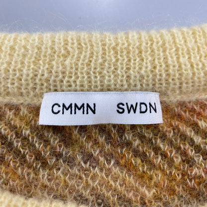 【中古品】【メンズ】 CMMN SWDN コモン スウェ-デン52-02-24-02004 TOMORROWLAND トゥモローランド別注 22AW XANDER MOHAIR SWEATER ザンダー モヘア セーター アウター 141-260123-mh-04-izu サイズ：M カラー：ブラウン系 万代Net店