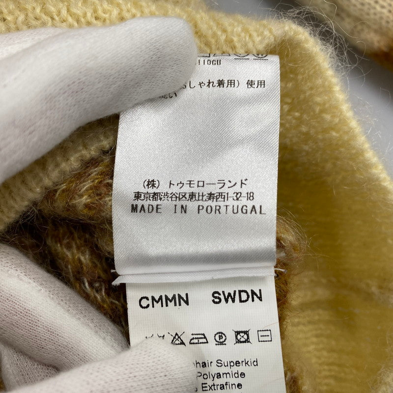 【中古品】【メンズ】 CMMN SWDN コモン スウェ-デン52-02-24-02004 TOMORROWLAND トゥモローランド別注 22AW XANDER MOHAIR SWEATER ザンダー モヘア セーター アウター 141-260123-mh-04-izu サイズ：M カラー：ブラウン系 万代Net店
