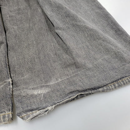 【現状渡し品】【メンズ】 WASHED DENIM WIDE PANTS JLS-02-23 ウォッシュド デニム ワイド パンツ ボトムス 151-260123-as-15-izu サイズ：44 カラー：ブラック 万代Net店