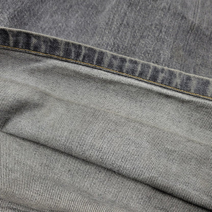【現状渡し品】【メンズ】 WASHED DENIM WIDE PANTS JLS-02-23 ウォッシュド デニム ワイド パンツ ボトムス 151-260123-as-15-izu サイズ：44 カラー：ブラック 万代Net店