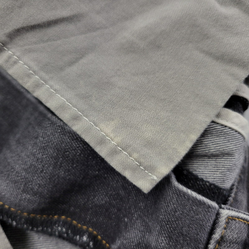 【現状渡し品】【メンズ】 WASHED DENIM WIDE PANTS JLS-02-23 ウォッシュド デニム ワイド パンツ ボトムス 151-260123-as-15-izu サイズ：44 カラー：ブラック 万代Net店