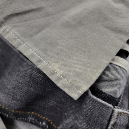 【現状渡し品】【メンズ】 WASHED DENIM WIDE PANTS JLS-02-23 ウォッシュド デニム ワイド パンツ ボトムス 151-260123-as-15-izu サイズ：44 カラー：ブラック 万代Net店