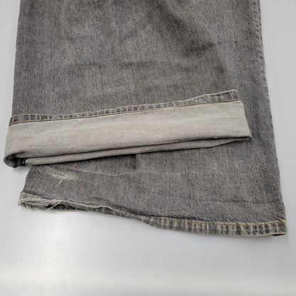 【現状渡し品】【メンズ】 WASHED DENIM WIDE PANTS JLS-02-23 ウォッシュド デニム ワイド パンツ ボトムス 151-260123-as-15-izu サイズ：44 カラー：ブラック 万代Net店
