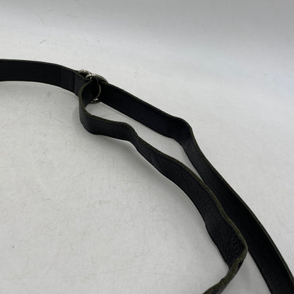 【現状渡し品】【メンズ/レディース】 LEATHER SHOULDER BAG レザー ショルダーバッグ カバン 鞄 180-260121-as-01-izu カラー：ブラック 万代Net店