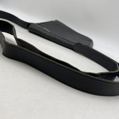 【現状渡し品】【メンズ/レディース】 LEATHER SHOULDER BAG レザー ショルダーバッグ カバン 鞄 180-260121-as-01-izu カラー：ブラック 万代Net店